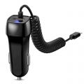 Autolader Lightning & USB zwart